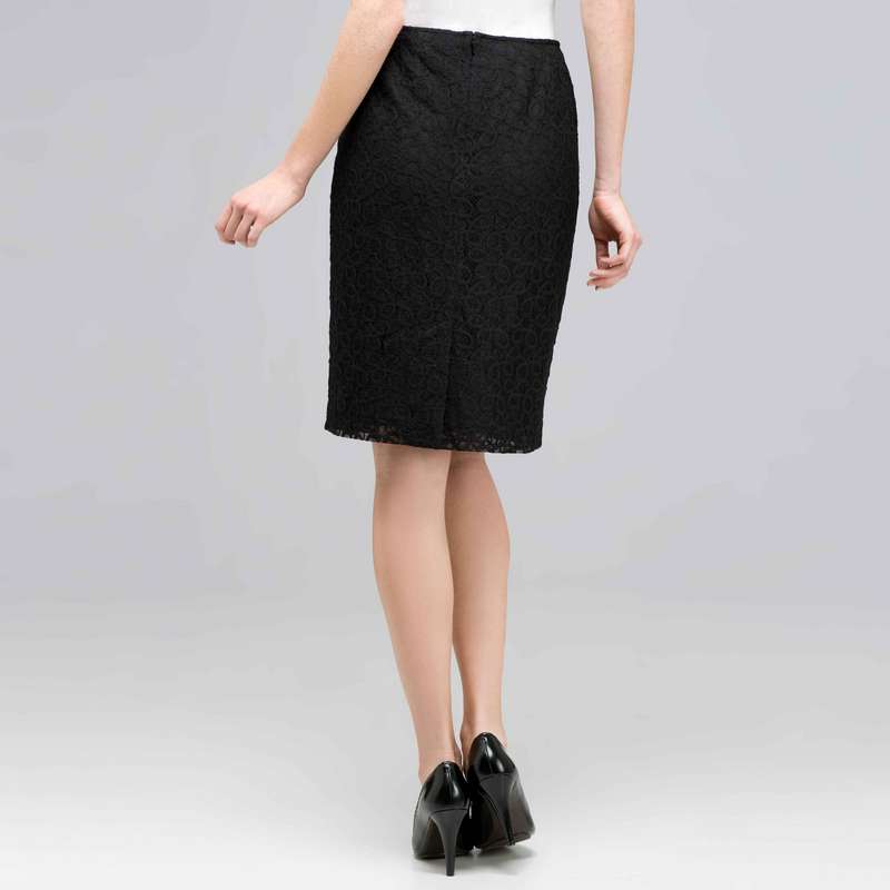 Pencil Skirt., Black, large image number 1