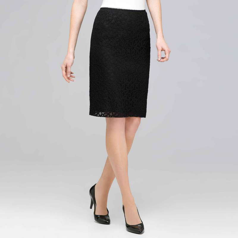 Pencil Skirt., Black, large image number 0